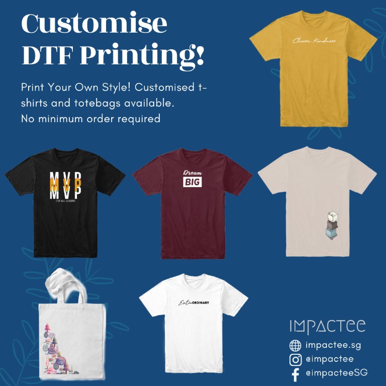 Custom T-Shirts, No Minimum Order