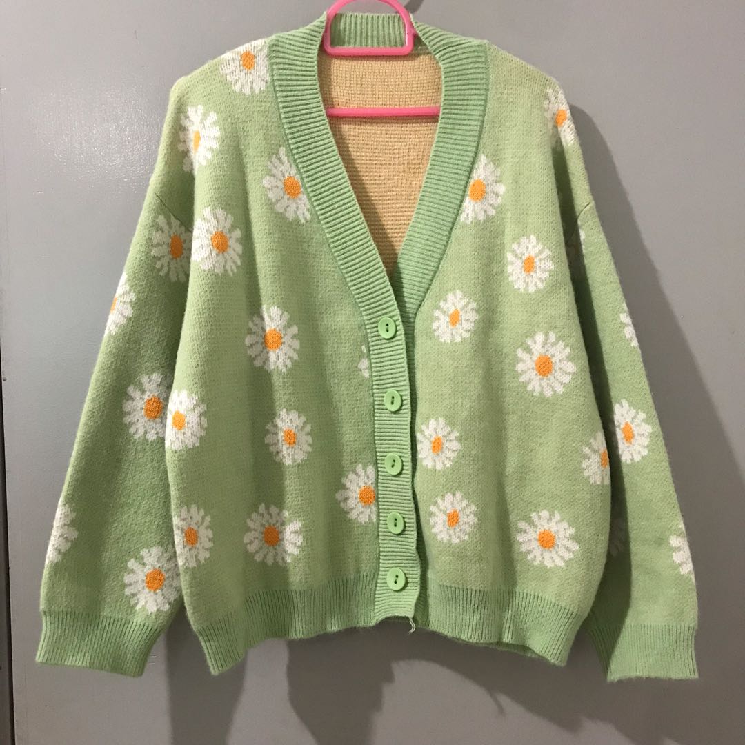 Cute green sweater best sale
