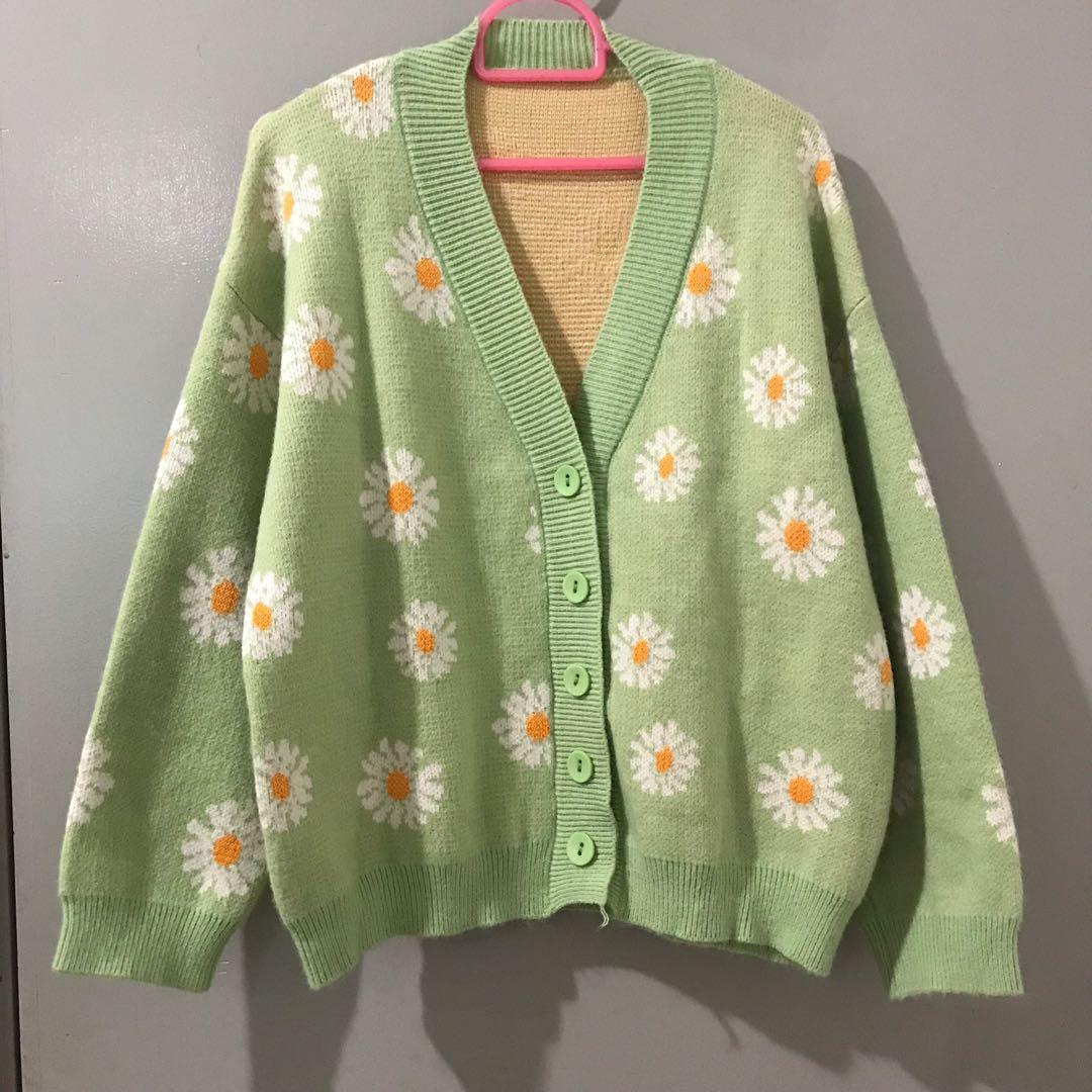 Cute green shop sweater