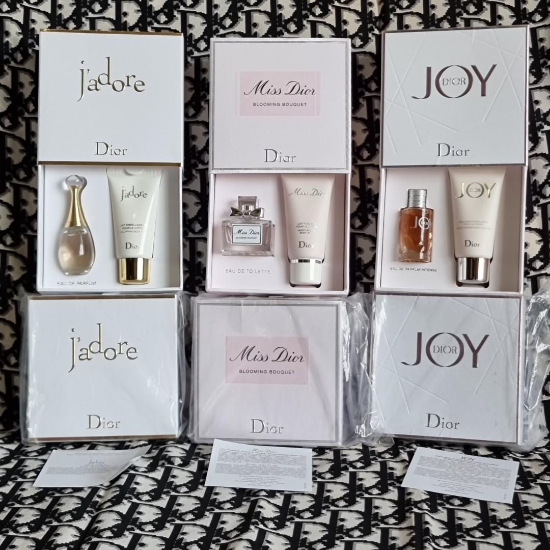 Dior perfume and lotion set shop