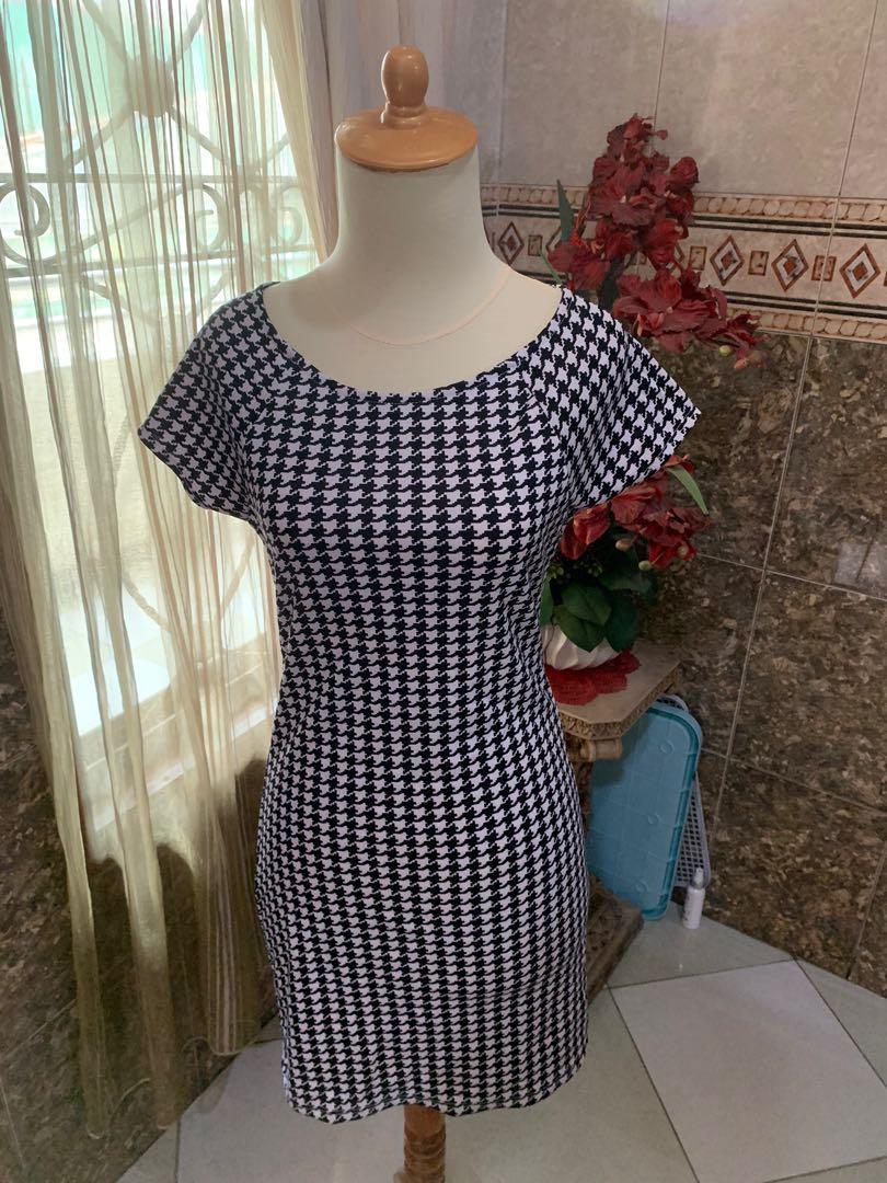 Forever 21 houndstooth dress clearance