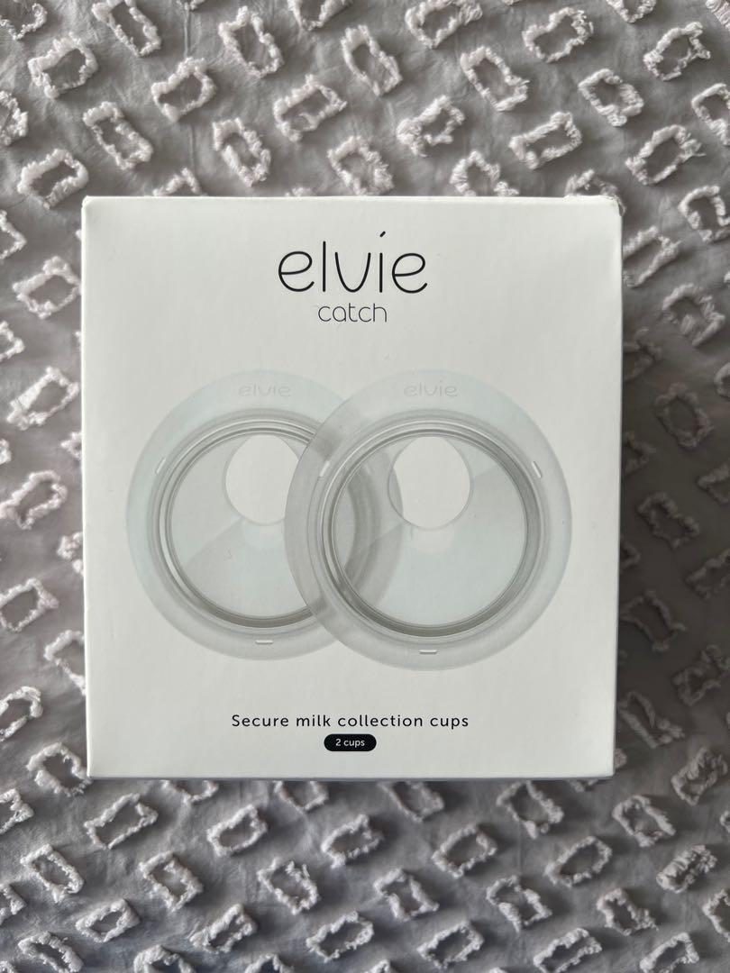 Elvie Catch Milk Collection Shells | Set of Two Discreet Leak-Protection  Silicone Cups, Reuse Your Milk| Reusable Breast Shells Collect Up to 1oz |  No