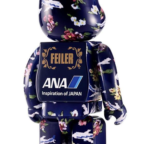 FEILER × BE@RBRICK for ANA 100% u0026 400%-