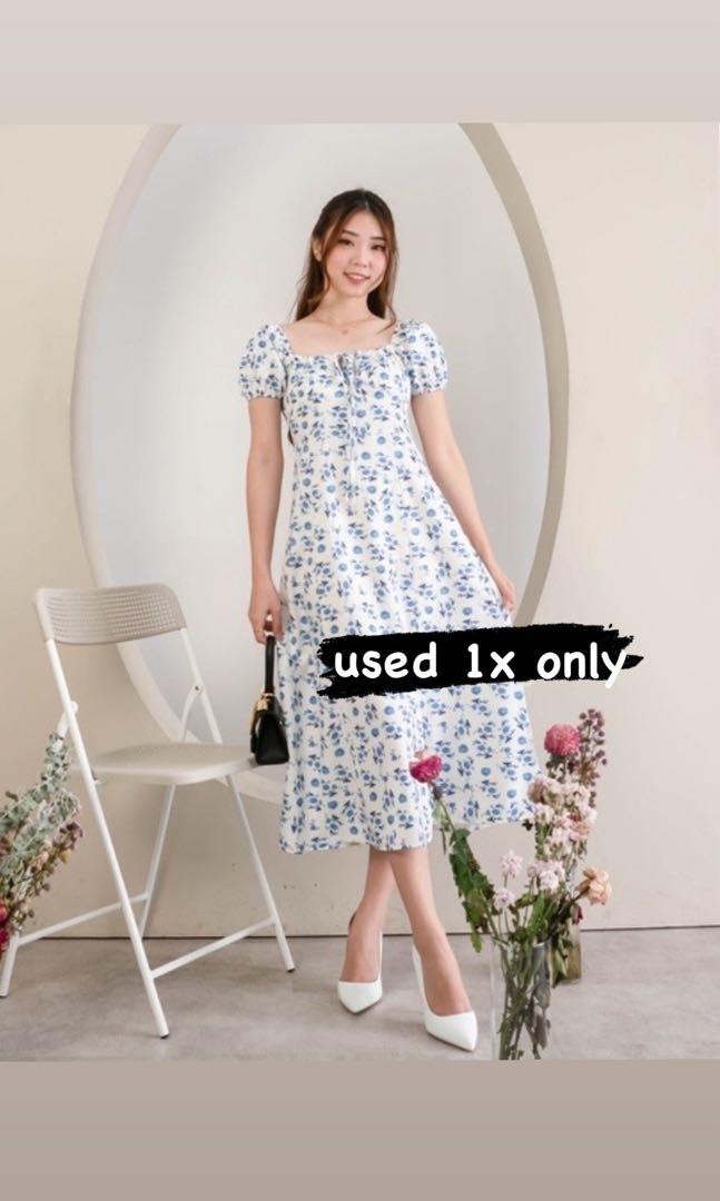 Flower Korean Dress / Summer Bali Dress 