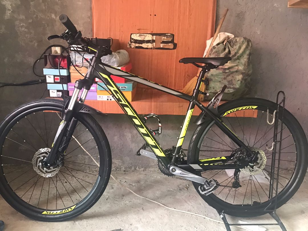 For sale: SCOTT ASPECT 740(medium), Sports Equipment, Bicycles \u0026 Parts,  Bicycles on Carousell