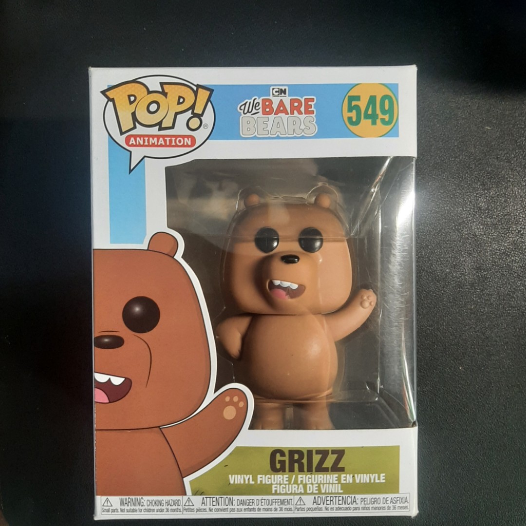 Funko Pop! We Bare Bears Grizz, Hobbies & Toys, Toys & Games on Carousell