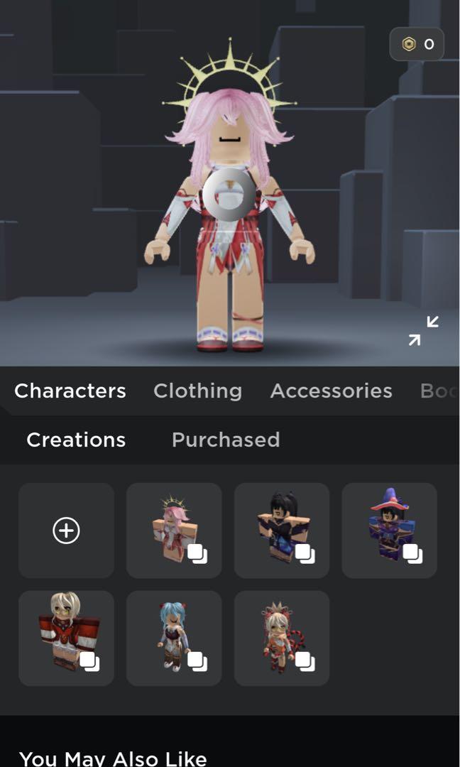 GIRL ROBLOX ACCOUNT WITH GENSHIN COSPLAYS, Video Gaming, Gaming