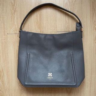 Gobelini leather kulit bag tas bahu abu grey