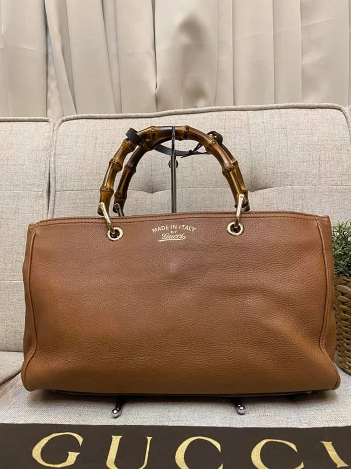 Gucci bamboo shopper large online