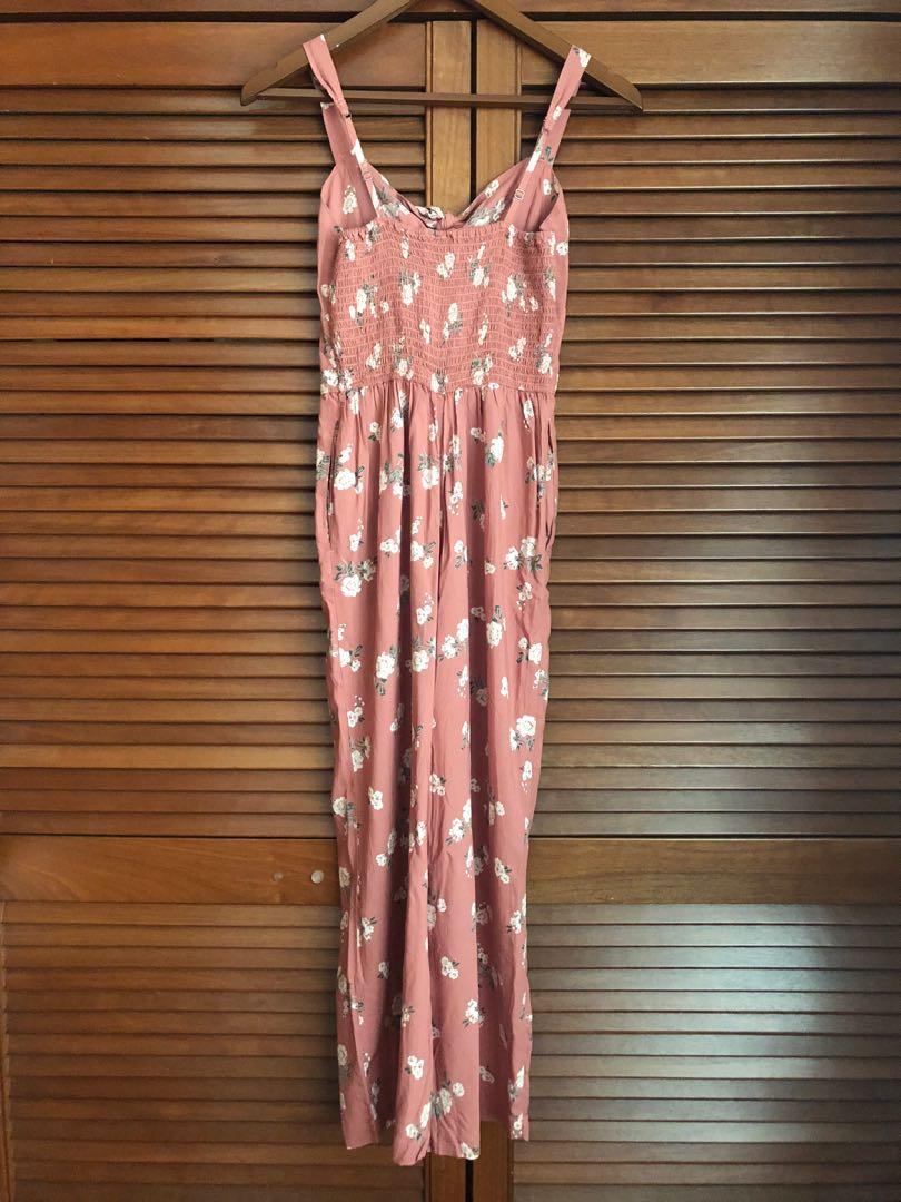 Hollister floral jumpsuit shop