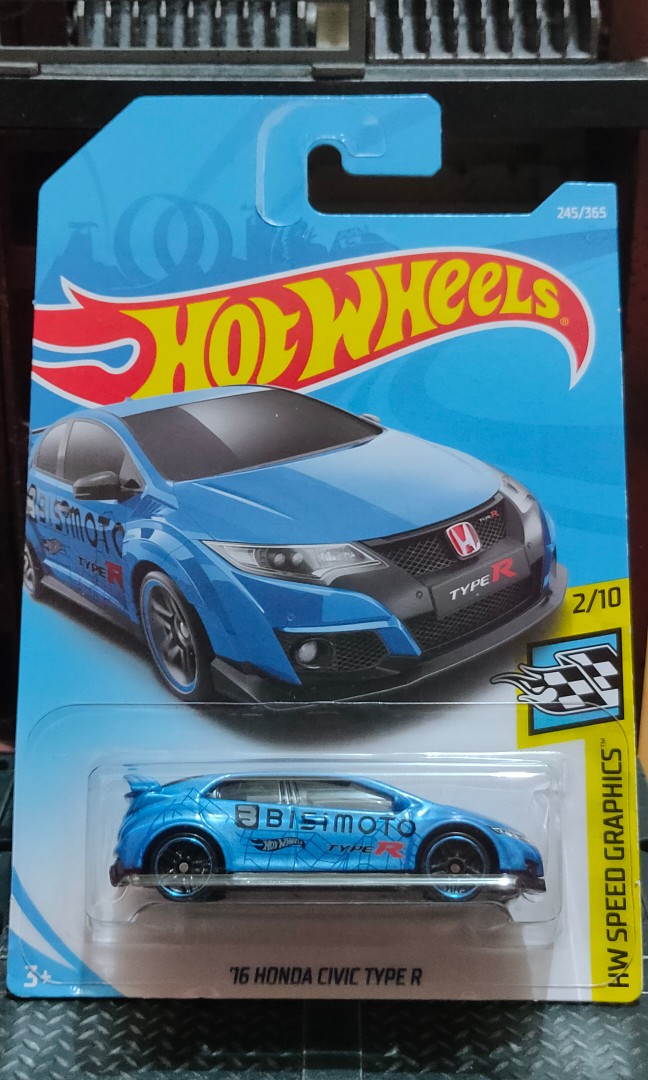 16 honda civic type r hot wheels sales