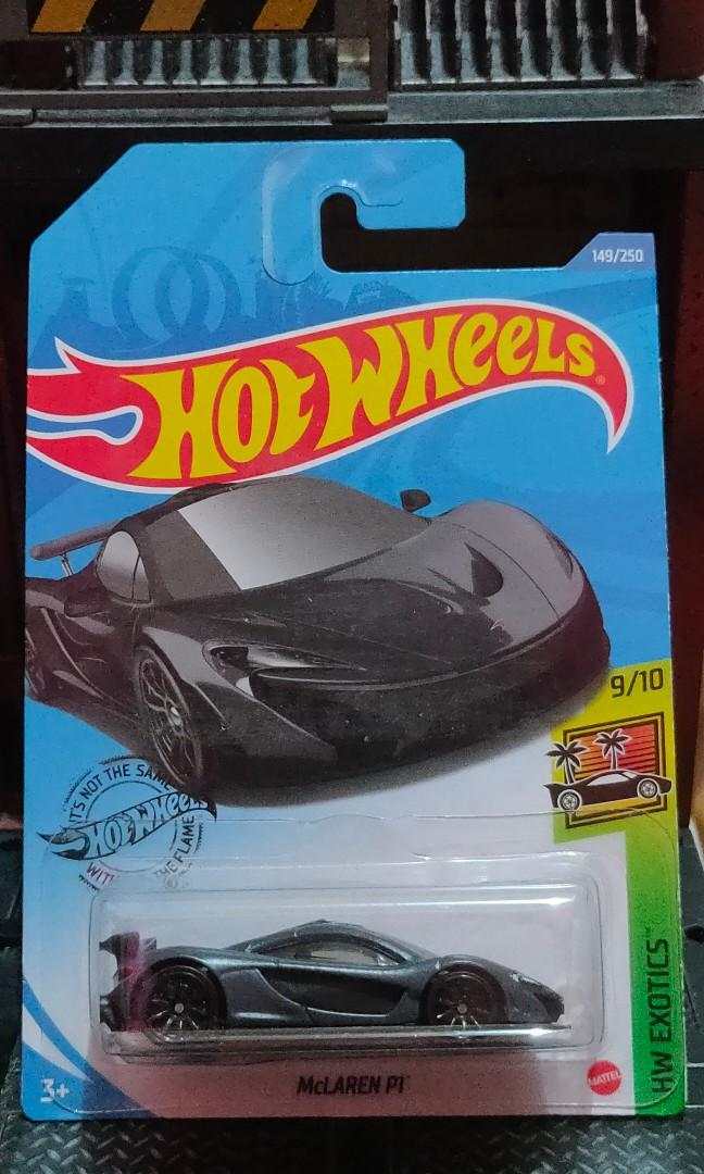 HOT WHEELS 2020 HW EXOTICS McLAREN P1 #9/10 COLLECTOR NO 149/250 