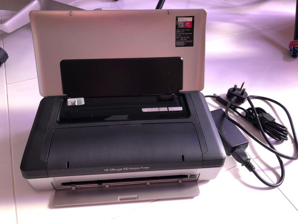 Printer hp store officejet 100 mobile