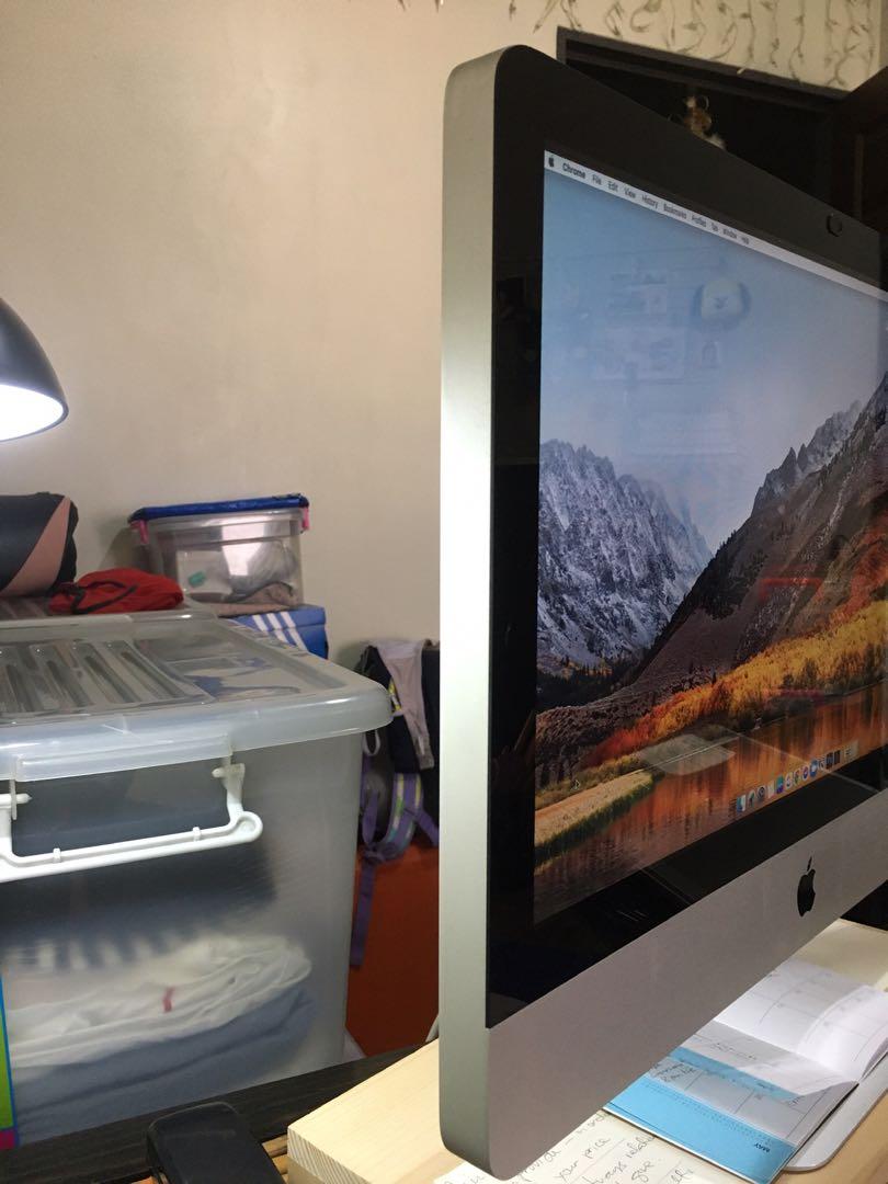 iMAC 21.5" mid 2011 w/ apple keyboard (Category: Desktops) located in Pasig City. Submitted by luxunlimitedmnl (Listing ID 1161603549, Image 3). Description: NO BOGUS BUYERS!! Otherwise you will be reported! SACRIFICE SALE!! LP ALREADY! iMAC OS High Sierra Version 10.13.6 21.5 inch, mid 2011 Prossesor: 2.5 GHz Intel Core i5 Memory: 8gb 1333 MHz DDR3 Graphics: AMD Radeon HD 6750M 512MB With original keyboard No issue or defect perfectly working RF