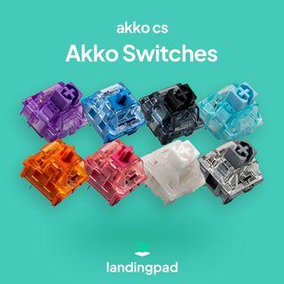 [In-stock] Akko CS / Jelly switches available individually LUBE & FILM SERVICE Keyboard Switches