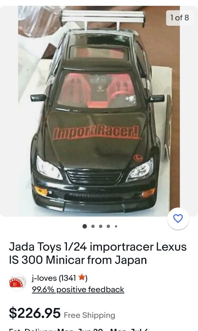 Jada Toys 1/24 importracer Lexus IS 300 Minicar from Japan