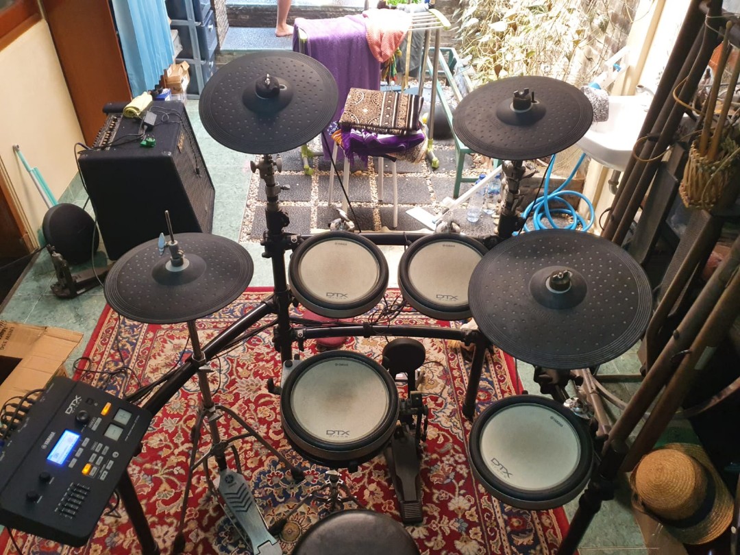 Jual Drum Elektrik Yamaha DTX 750k, Musik & Media, Alat di Carousell