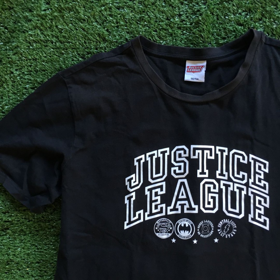 Justice League Mens Starburst Tall T-Shirt