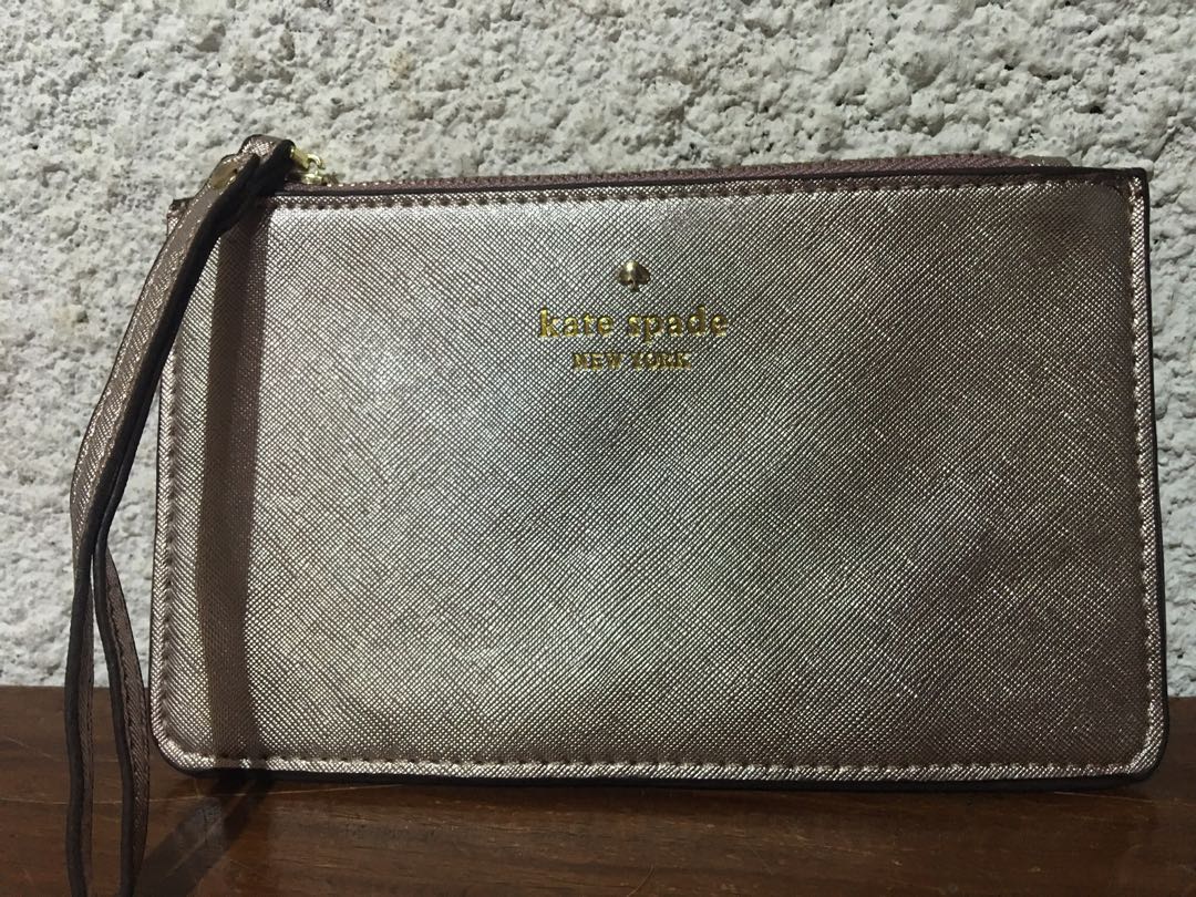 Silver kate spade purse sales