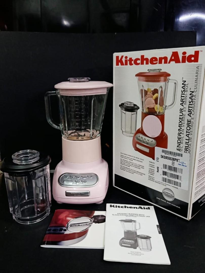 kitchenaid 5ksb5553epk artisan blender pink 220 volts