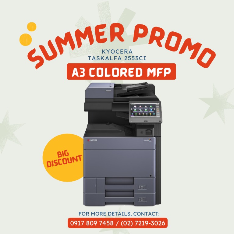 Kyocera A3 Colored Copier Xerox Machine A3 Colour Photocopier Printer