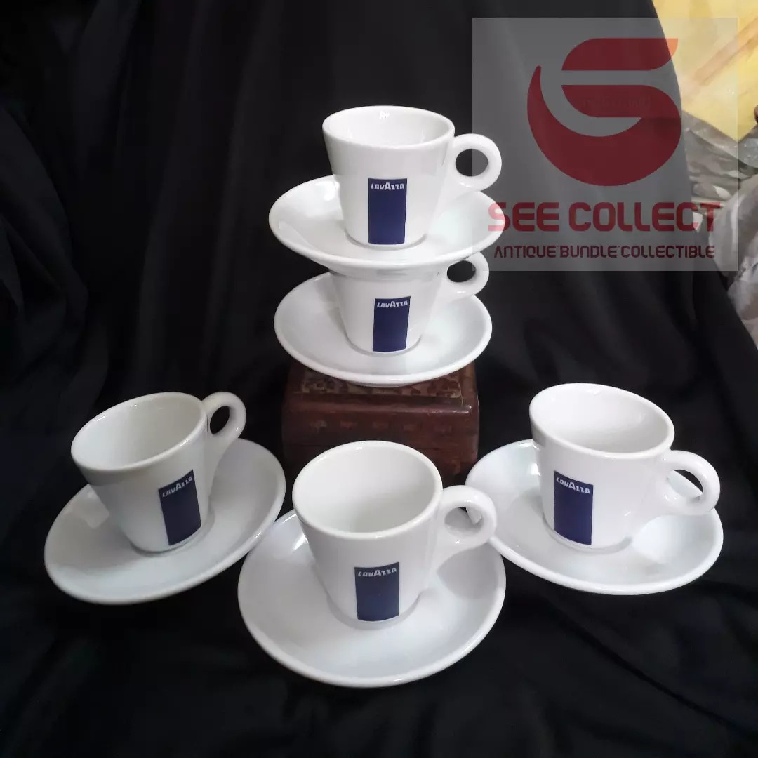 Lavazza Classic Collection Espresso Cup and Saucer (Set of 12