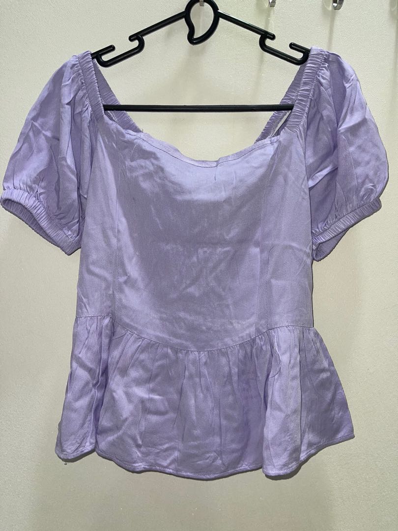 Lavender blouse, Fesyen Wanita, Pakaian 