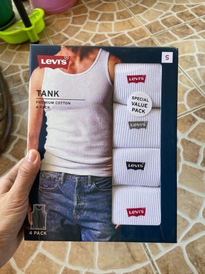 Levi's tank top (4s), Men's Fashion, Activewear on Carousell