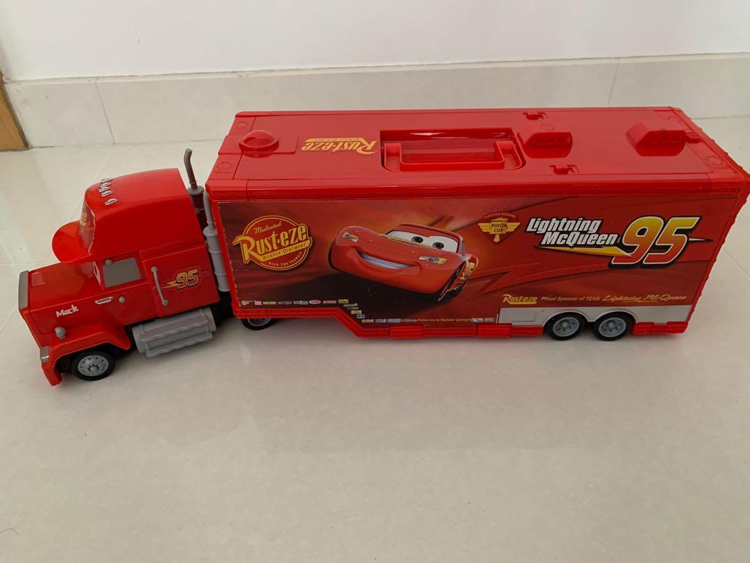 Lightning mcqueen transporter sales