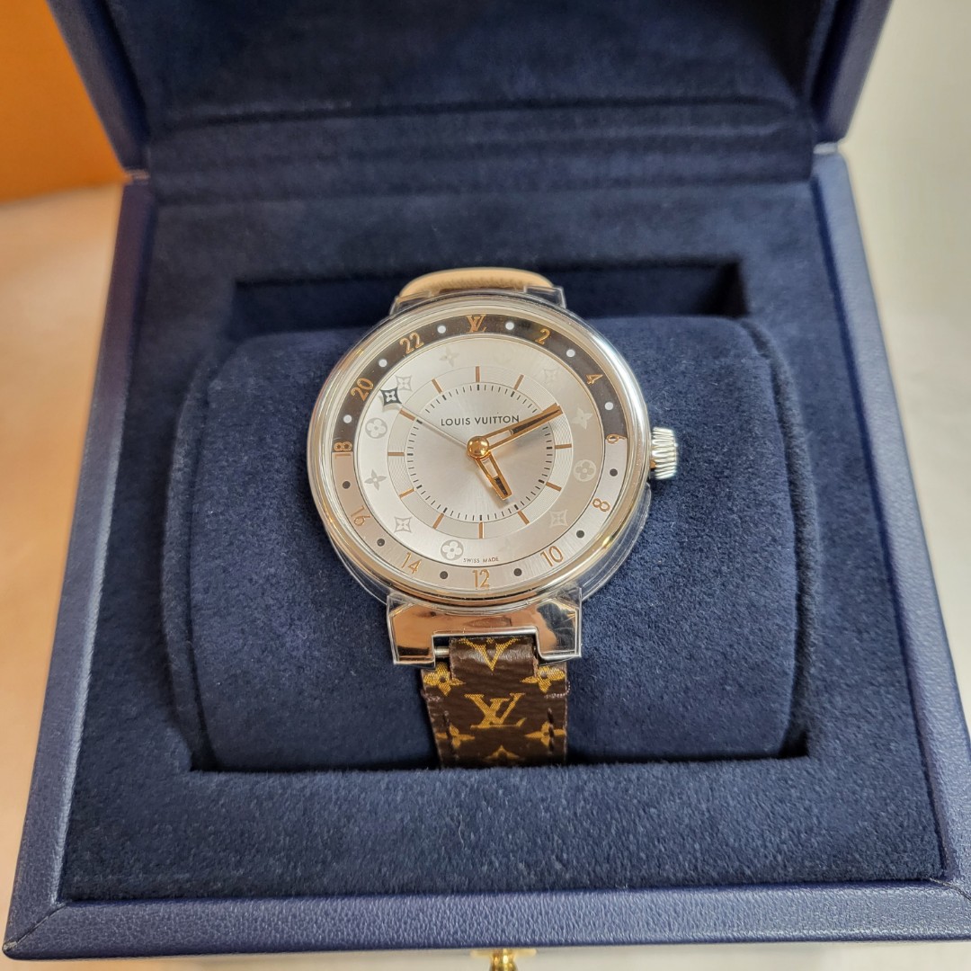 Louis Vuitton Monterey Watch, 名牌, 手錶- Carousell