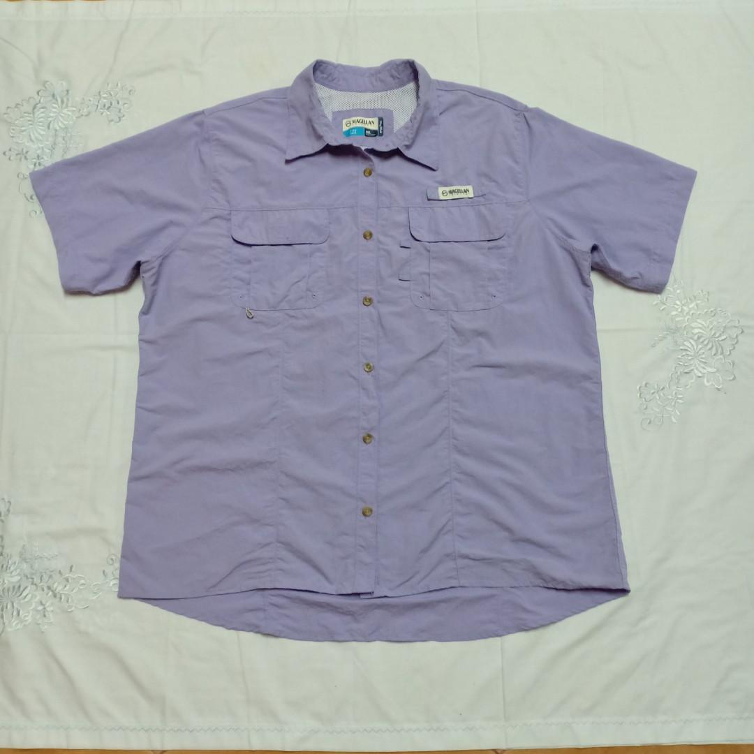Magellan Outdoors, Shirts & Tops, Magellan Outdoors Boys Laguna Madre  Short Sleeve Button Down Fish Shirt Large