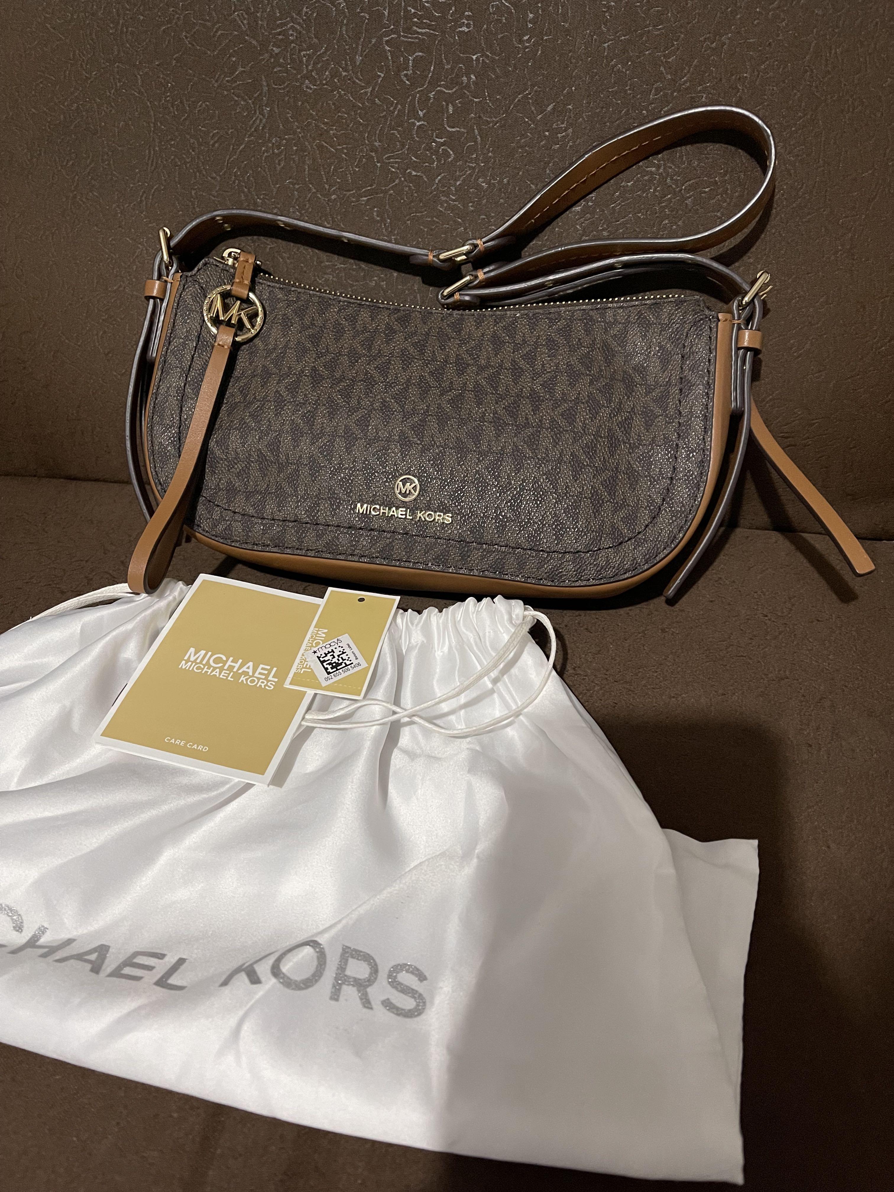 Michael Kors Camden Pouchette XS, Luxury, Bags & Wallets on Carousell