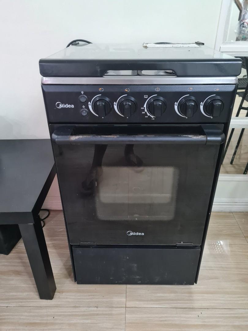 Midea Gas Range with Oven, TV & Home Appliances, Kitchen Appliances