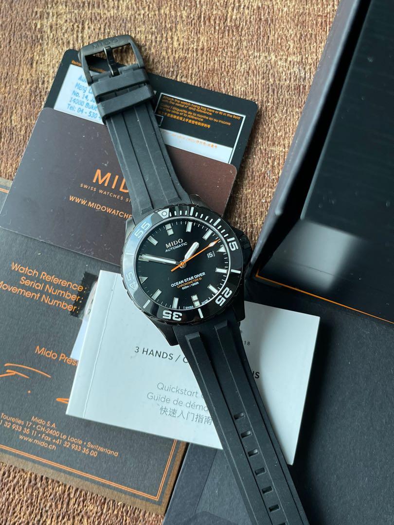 Mido ocean star 600 discount black