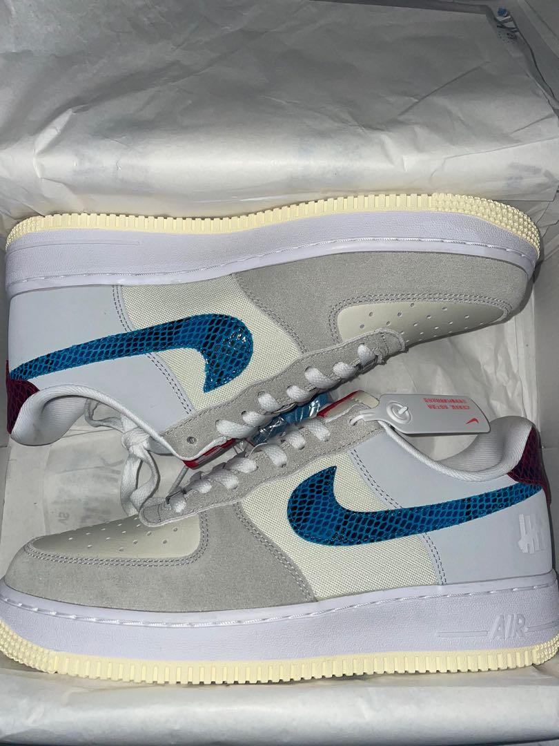 undefeated af1 white