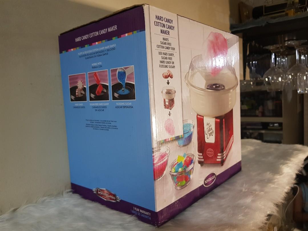 Nostalgia Electric Hard Cotton Candy Maker, TV & Home Appliances
