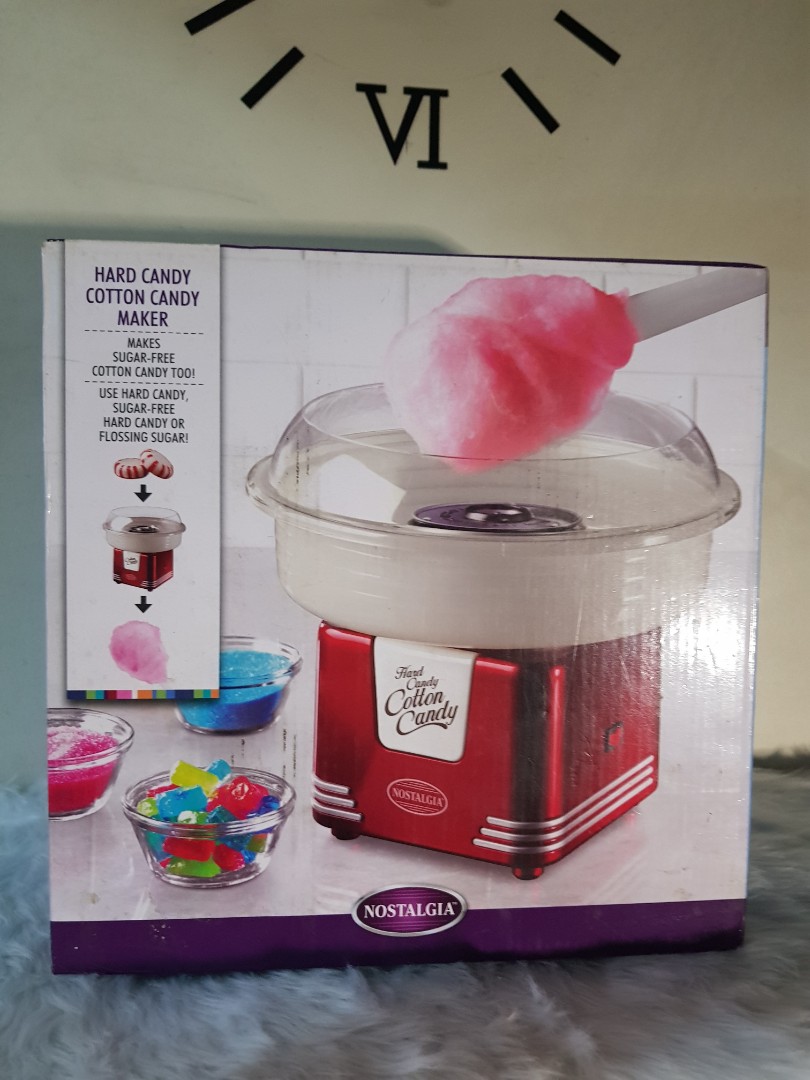 Nostalgia Electric Hard Cotton Candy Maker, TV & Home Appliances