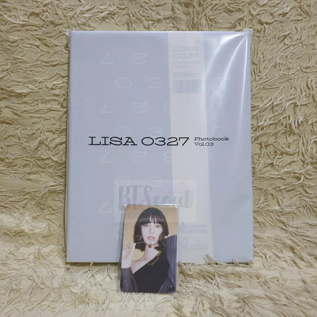 ON HAND BLACKPINK LISA 0327 PHOTOBOOK VOL. 3 with KTOWN POB photocards ...