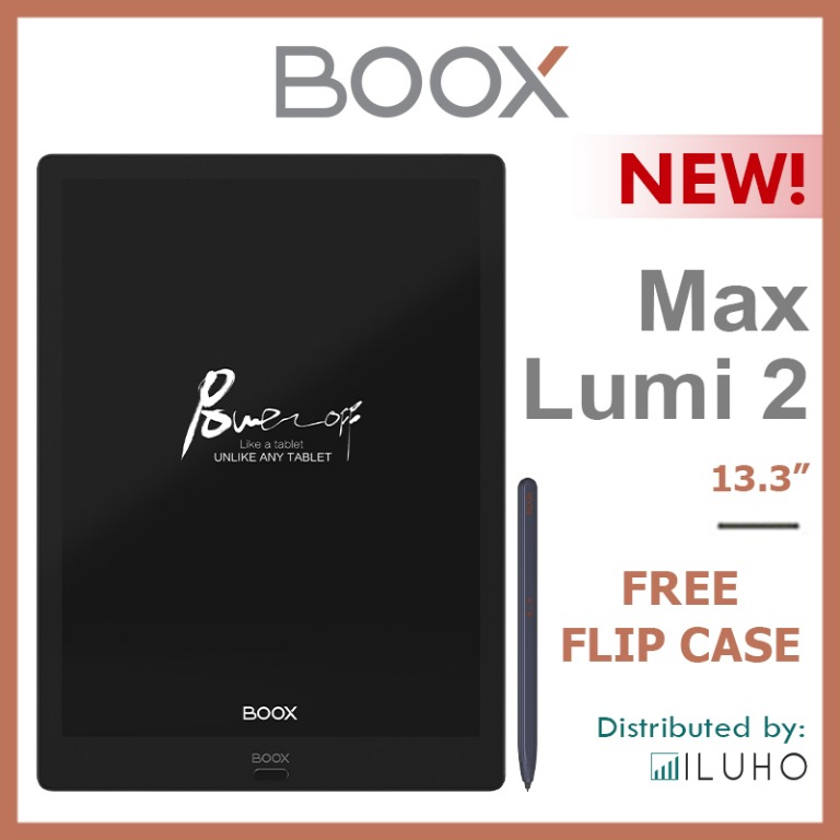 Onyx Boox Max Lumi 2 - La tablette au format XXL