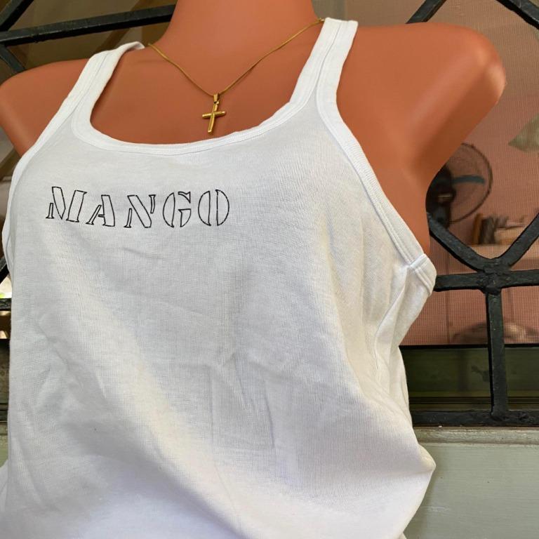 Original Mango Basics tank top/Sando for Women, Women's Fashion, Tops ...