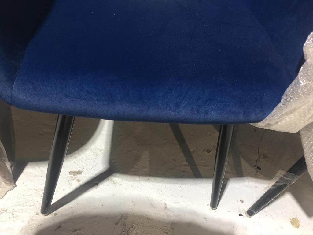 Ovela Set of 2 Paige Velvet Dining Chairs, Furniture & Home Living