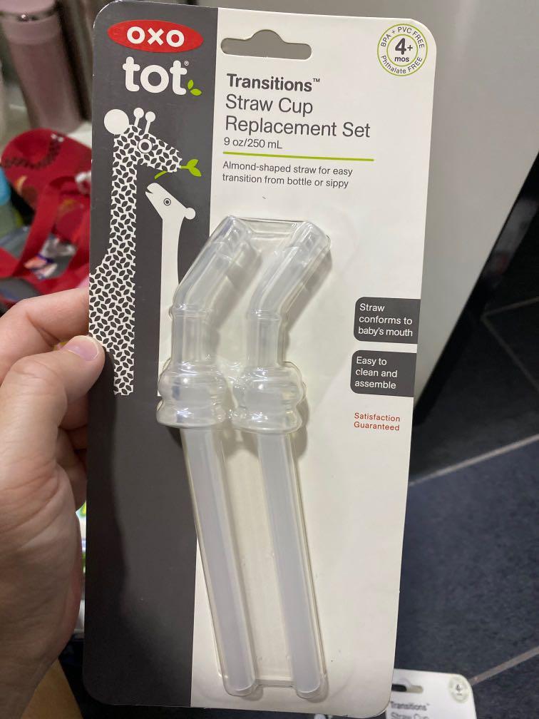 Oxo Tot Transitions Straw cup replacement set, Babies & Kids, Nursing