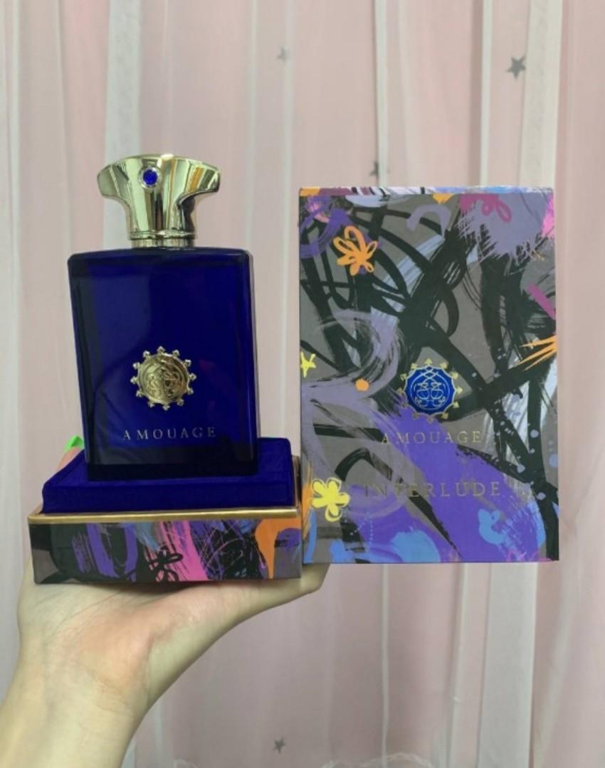 P348) AMOUAGE INTERLUDE EAU DE PARFUM FOR MAN POUR HOMME 100ML