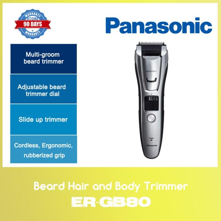 Panasonic Body and Beard Trimmer ER GB80 90 DAYS STORE WARRANTY