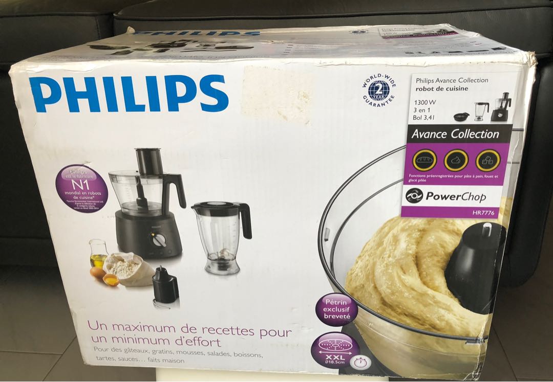 Philips HR7776 Advance Collection Food Processor, TV & Home Appliances