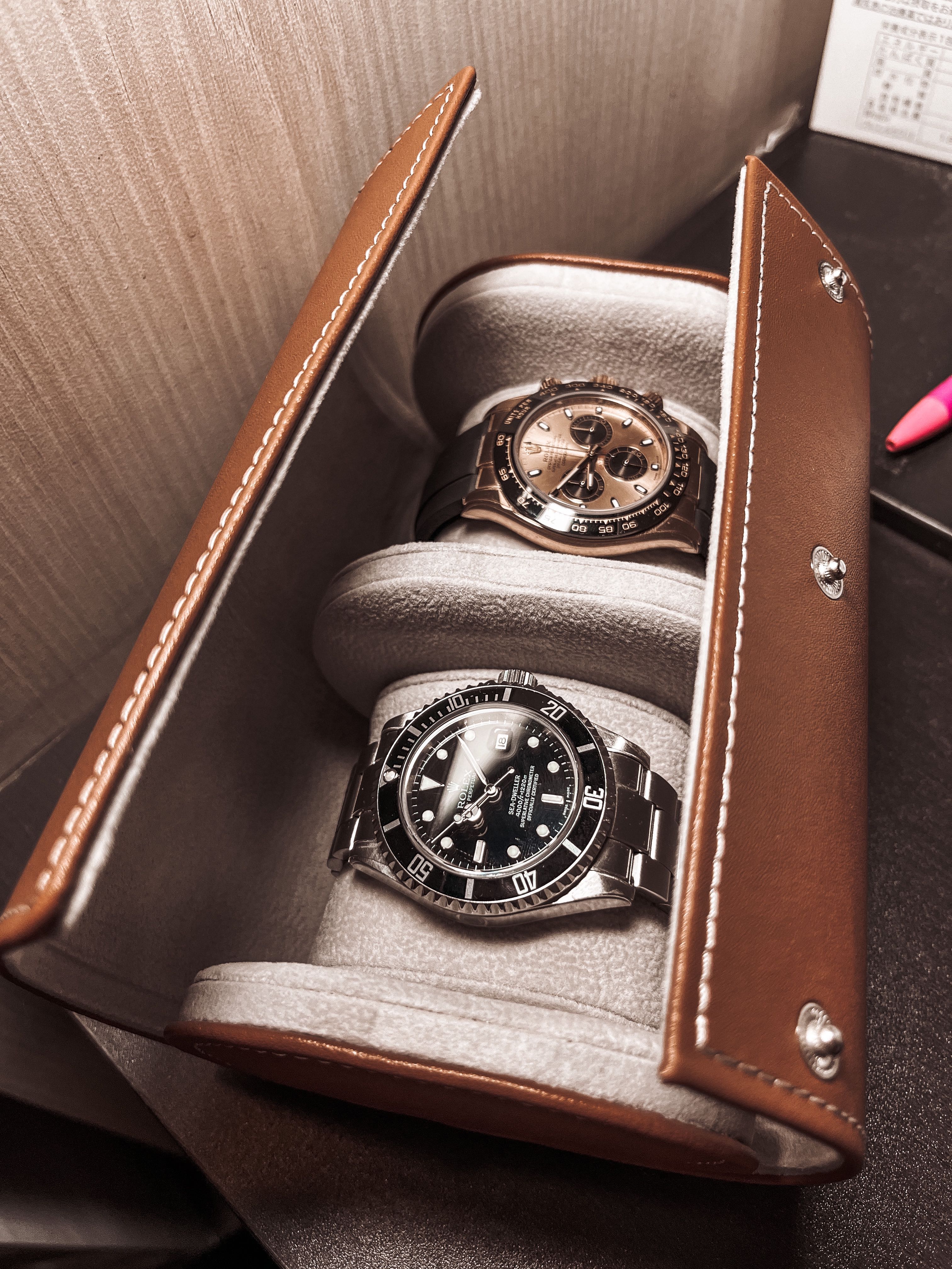 Portable best sale watch case
