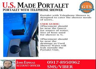 Portalet with Telephone Shower