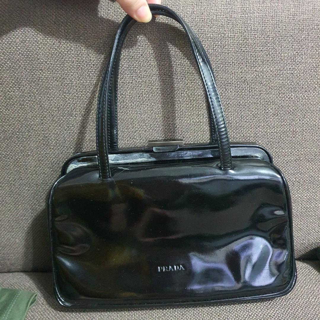 Authentic Prada Handbag (Category: Luxury Bags & Wallets) located in Ilagan. Submitted by micassandra (Listing ID 1161602766, Image 2). Description: Needs restoration.