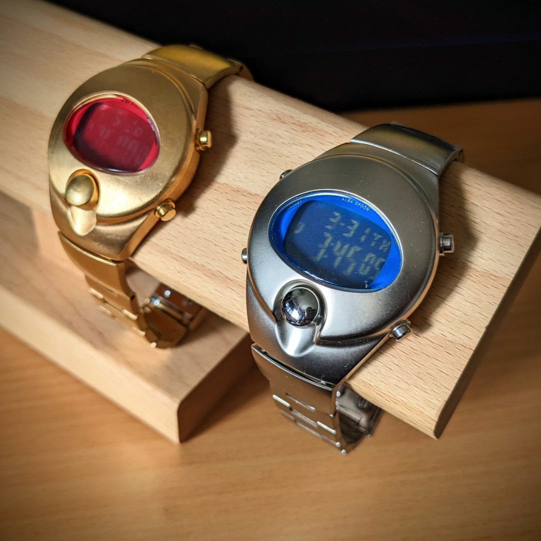 Pulsar Alba Spoon Ingot W620-4140 gold + silver watches (by Seiko 
