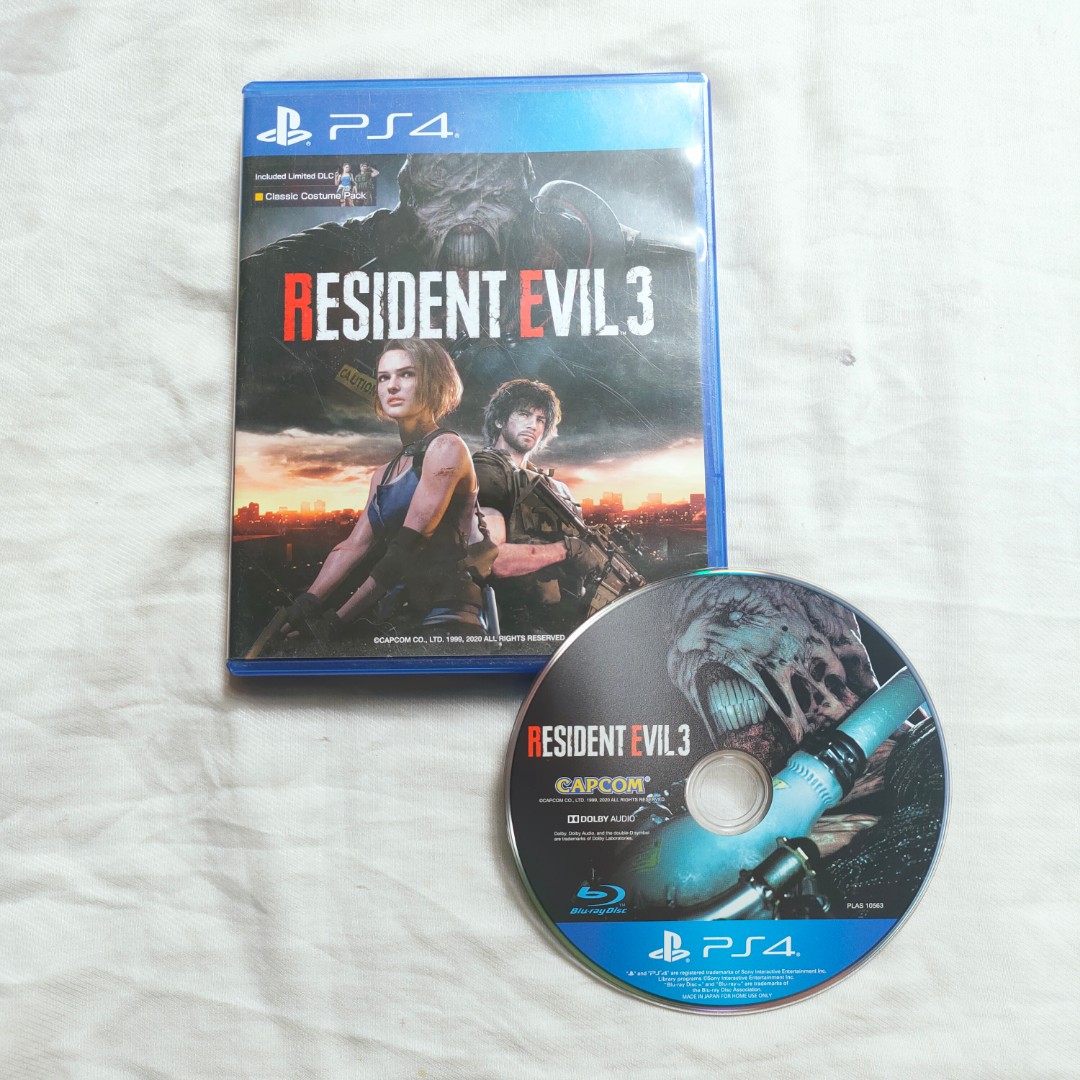 RESIDENT EVIL 3, Video Gaming, Video Games, PlayStation on Carousell